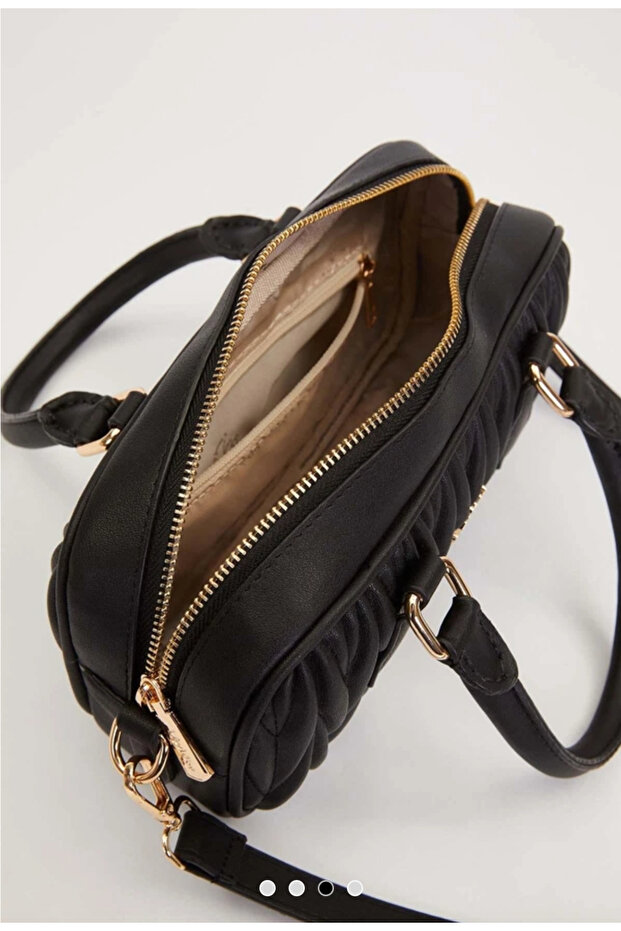 SİYAH YASSI MODEL EL ÇANTASI - 3