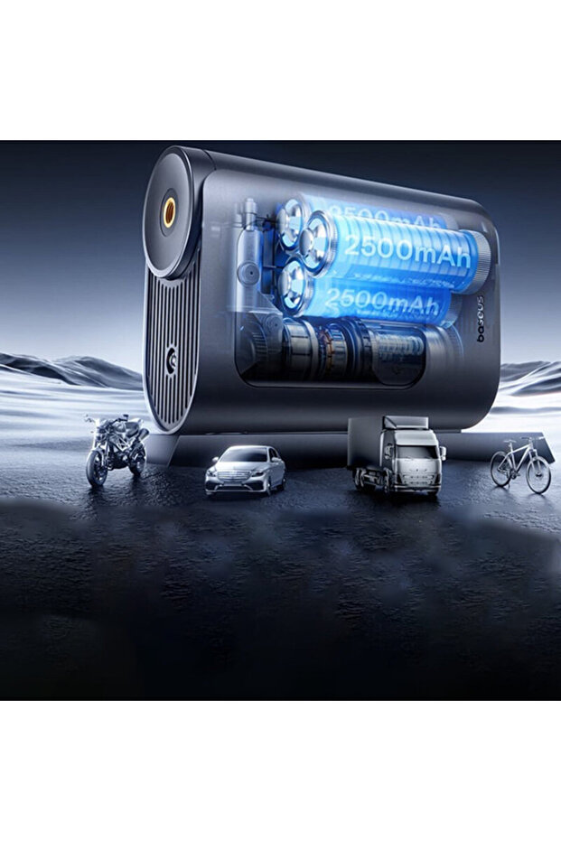 Compresor auto wireless, pompă electrică - 2