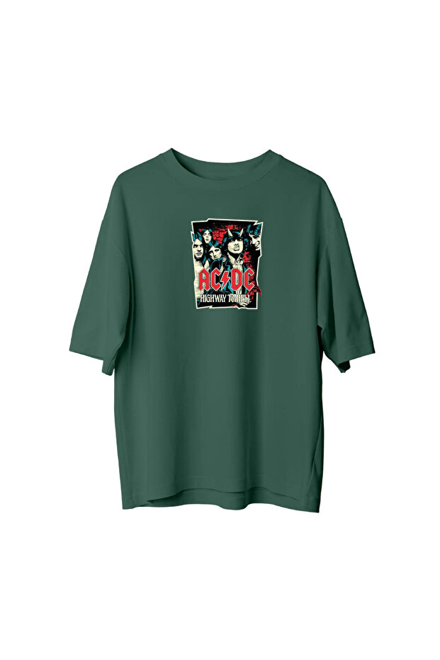 Ac Dc Poster - Oversized T-Shirt