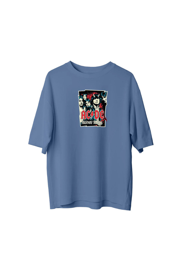 Ac Dc Poster - Oversized T-Shirt