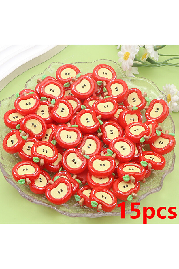 A 15pcs 3/7/15pcs Resin Shaped Beads,Beads & Bead Assortments, Used for DIY Phone Cases, Clips, Dec