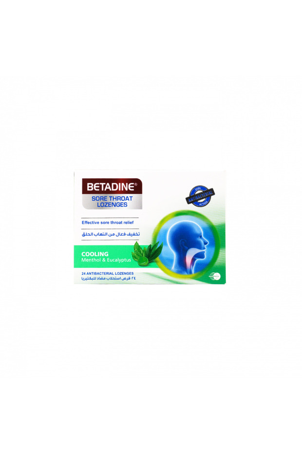 Sore Throat Menthol and Eucalyptus Lozenges, 24 Lozenges