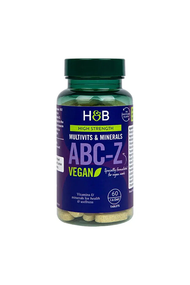 High Strength ABC - Z Vegan Multivitamins Tablets, Pack of 60's