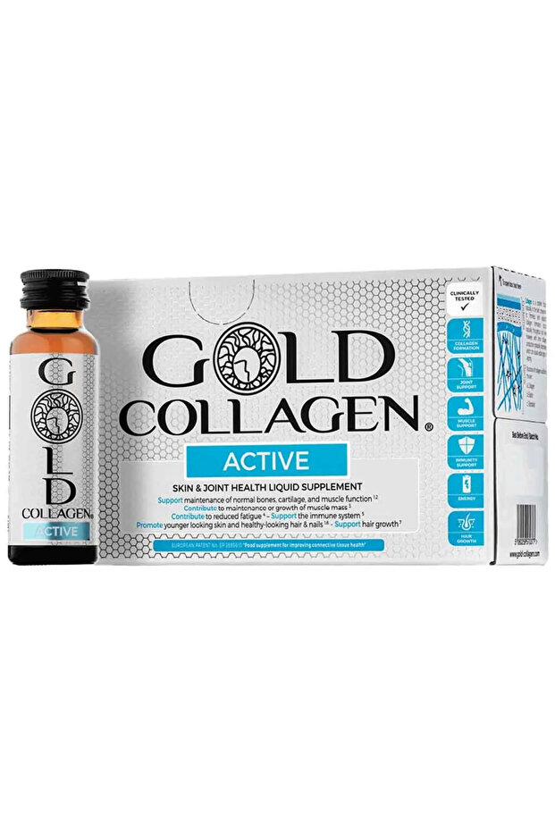 Active 50ml Liquid Collagen Supplement For Skin & Joint Health, Pack of 10's