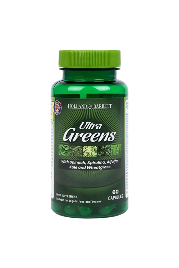 Super Greens 500mg Capsules 60's