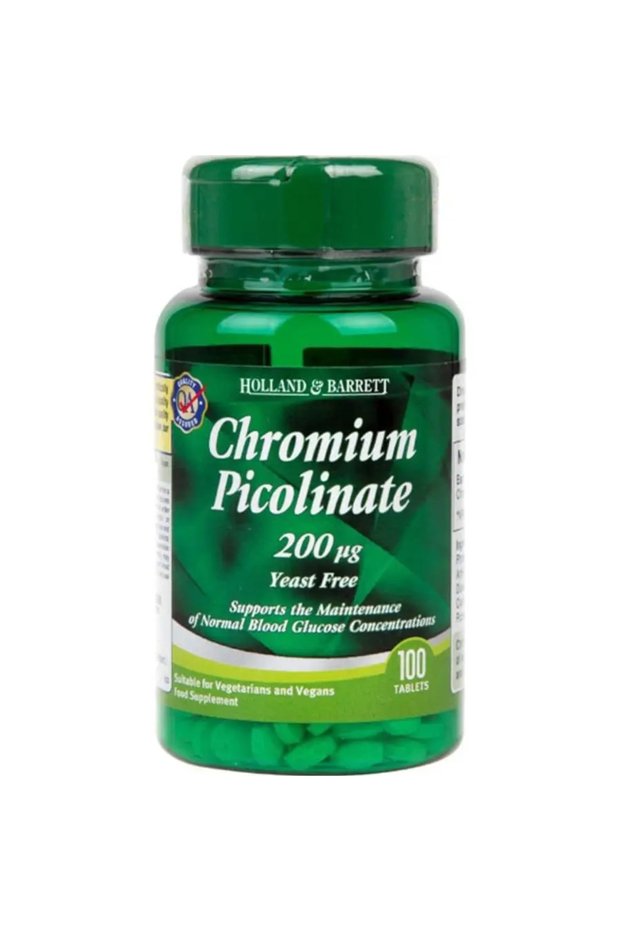 Chromium Picolinate 200ug Tablets For Healthy Blood Glucose Levels, Pack of 100's