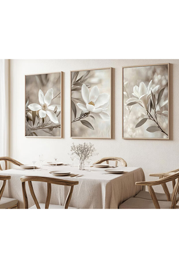 3 Parça Çerçeveli Tablo Seti - 1