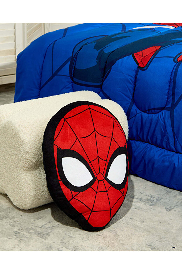 Red Spiderman Shaped Cushion