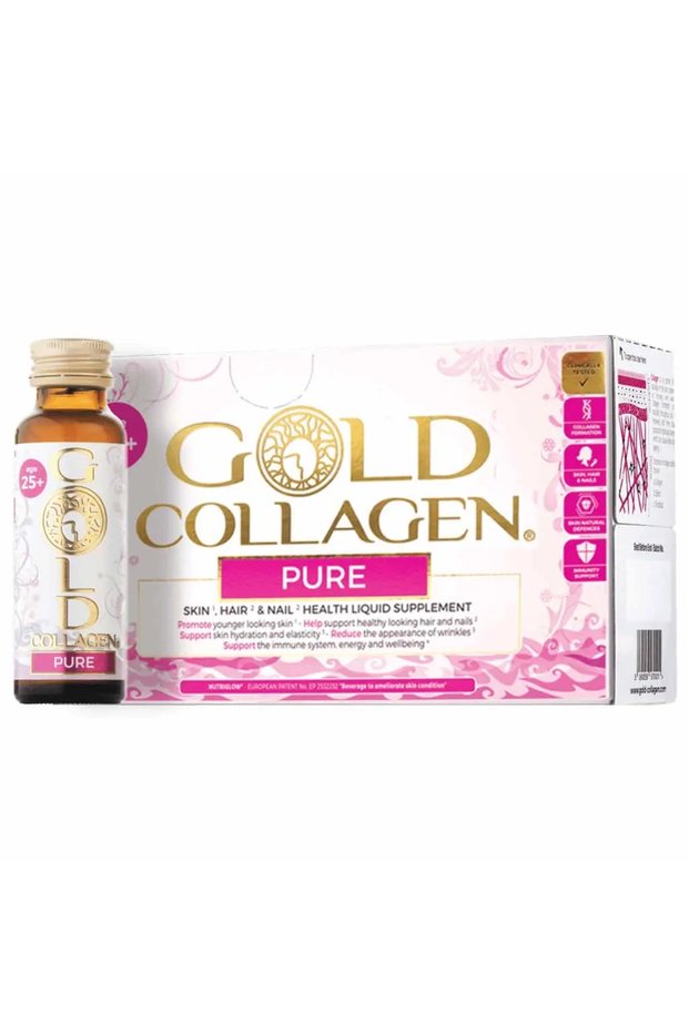 Pure 50ml Liquid Collagen Supplement For Skin, Hair & Nails, Pack of 10's