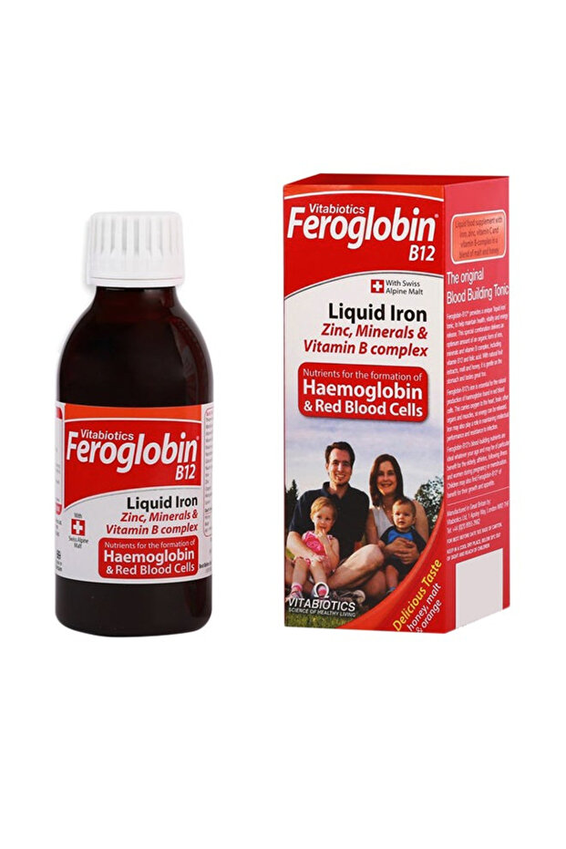 Feroglobin B12 Syrup Supports Energy and Red Blood Cell Formation