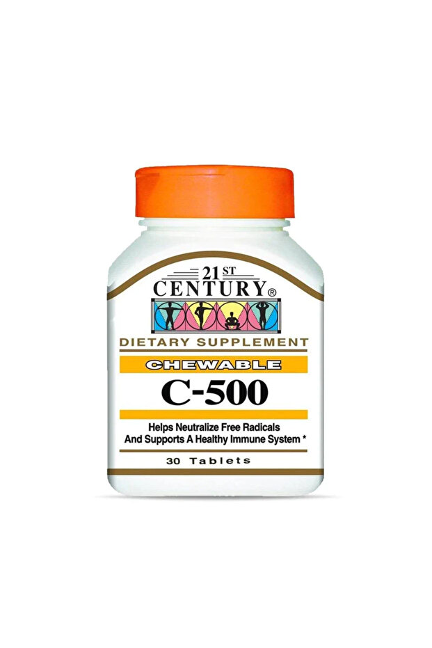 Vit C 500 Chewable, 30 Tablets