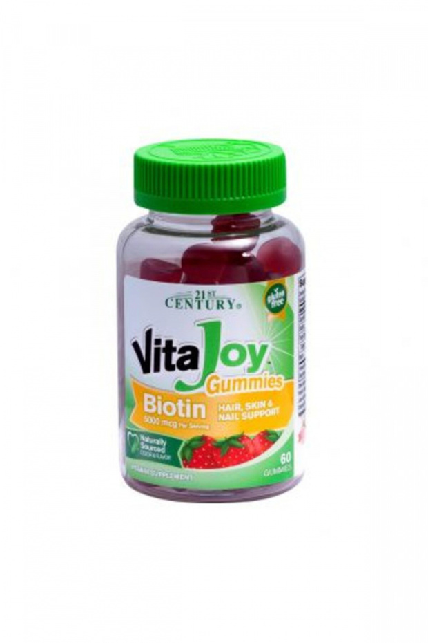 Vitajoy Gummies Biotin, 5000Mcg, 60