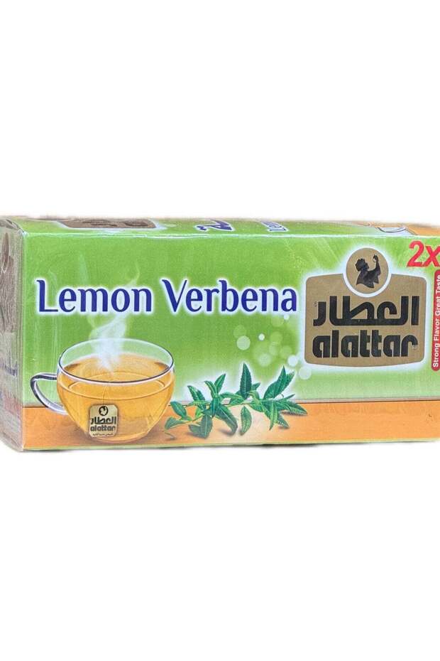 alattar Lemon Verbena Tea – 20 Tea Bags | Calming Citrus Flavor, Digestive Comfort