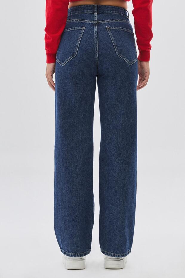 Bol Paça Basic Kot Pantolon - 5