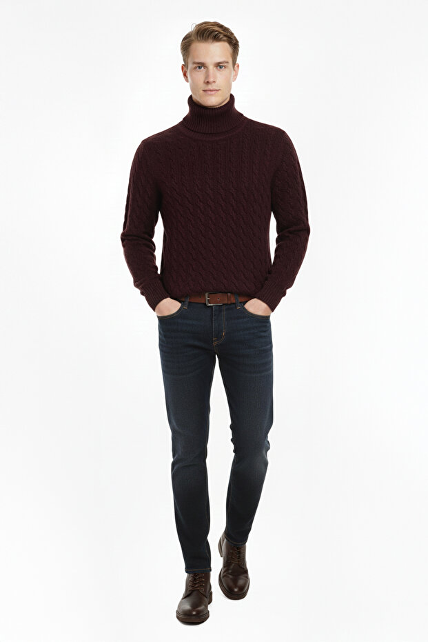 Erkek Balıkçı Yaka Kazak - 2