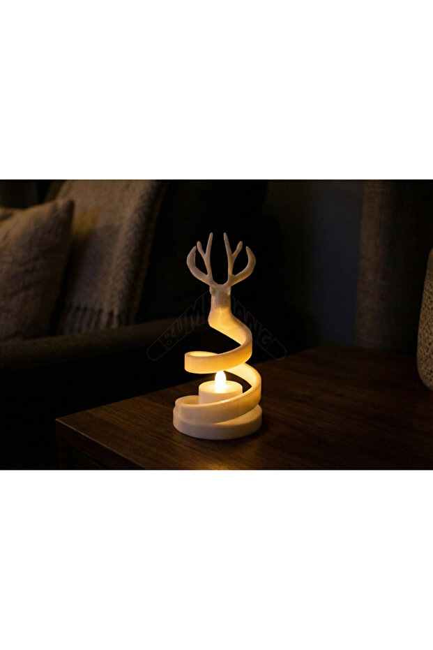 Spiral Geyik Tealight - 1