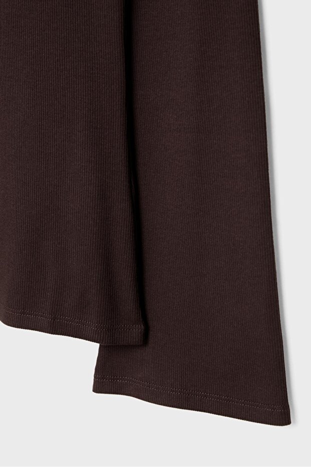 Basic Kloş Kollu Tişört - 8