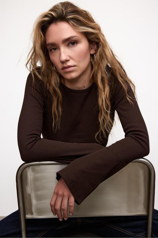 Basic Kloş Kollu Tişört - 2