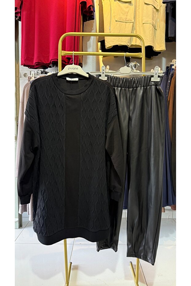 KADIN DERİ PANTOLON - 3