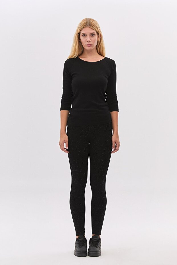 Taşlı Basic Tayt - 1