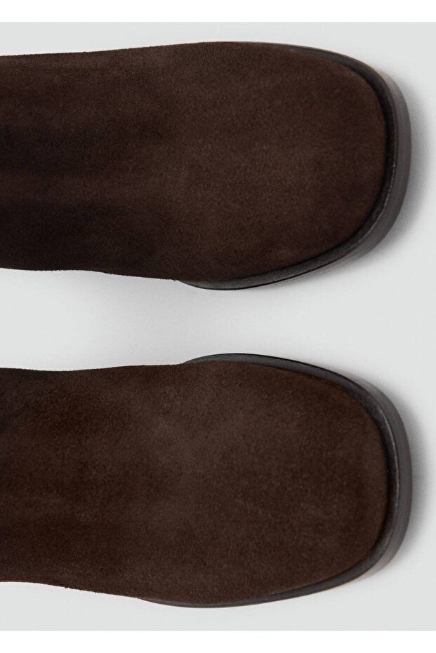 Topuklu süet bot - 4