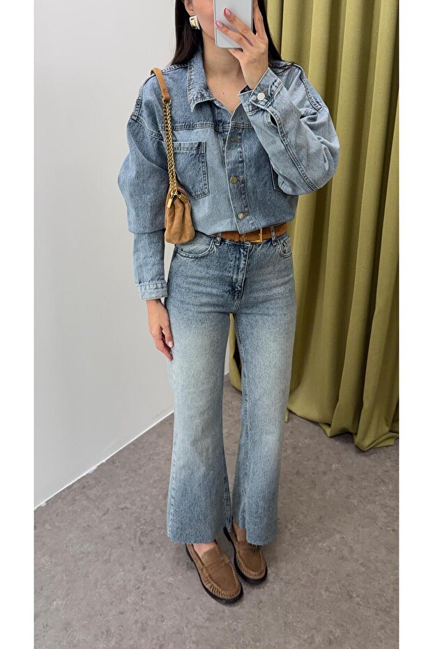 سترة زرقاء قابلة للغسل - 5