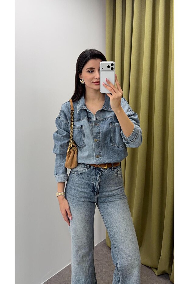 سترة زرقاء قابلة للغسل - 1