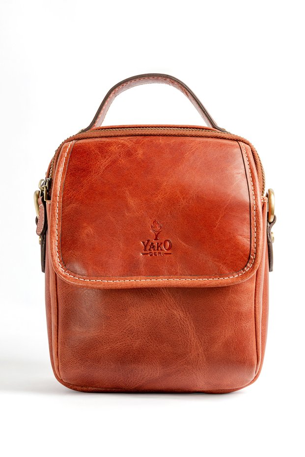 Genuine Leather Shoulder Messenger Bag