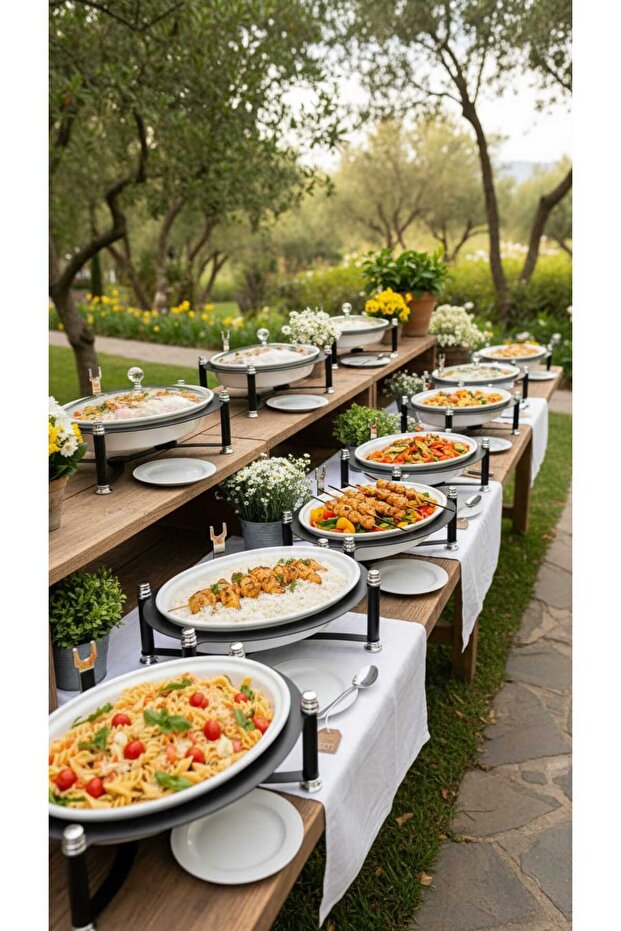 Buffet warmer, oval serving dish, 16 cm - 4