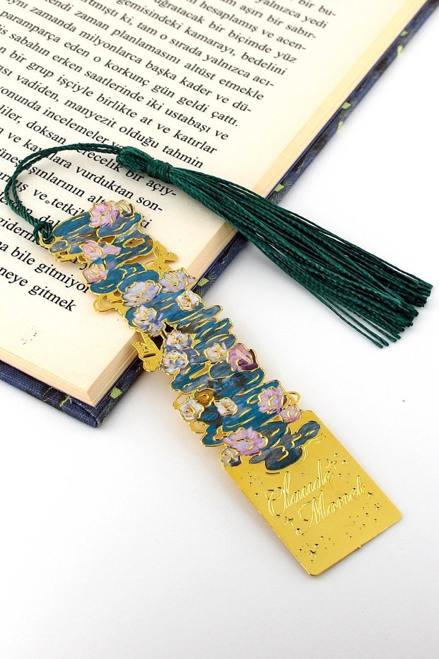 Claude Monet Water Lilies Painting Artistic Flowers Metal Bookmark Book Mark Ay075