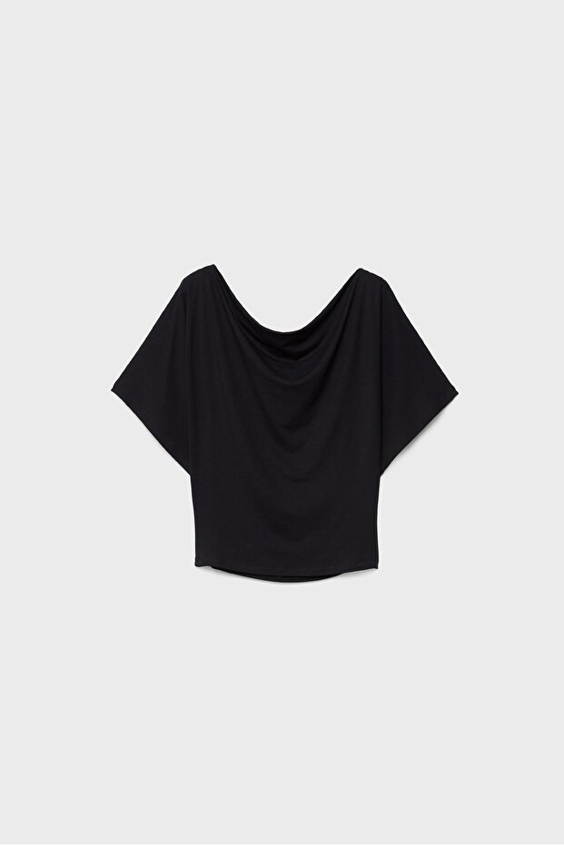 Basic yarasa kollu t-shirt - 6