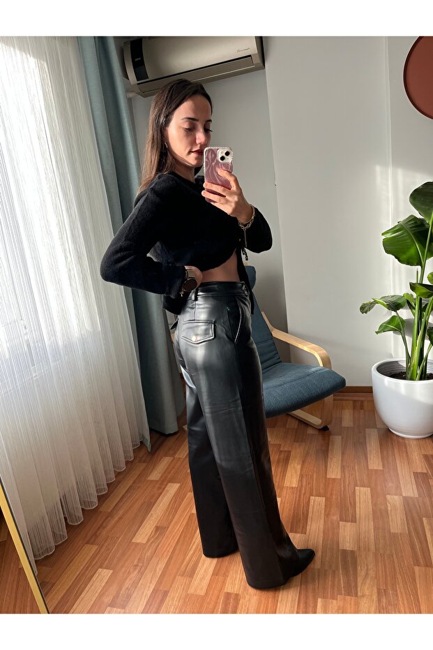 DERİ PANTOLON - 3