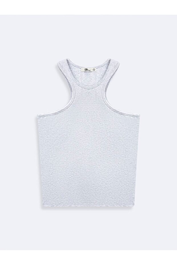 Kolsuz Fitilli Basic Gri Atlet - 1