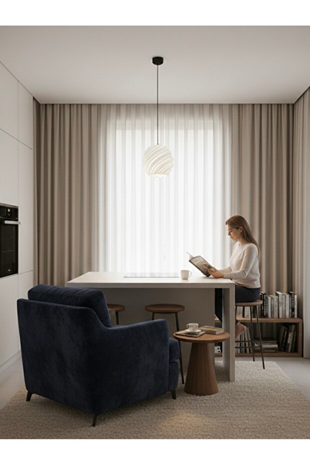 Modern Beyaz Tasarım Sarkıt - 3