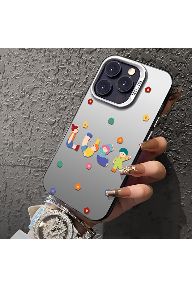 حافظة مضادة للسقوط من السيليكون المتوافقة مع هاتف iPhone 16e بنمط ممتع - 6