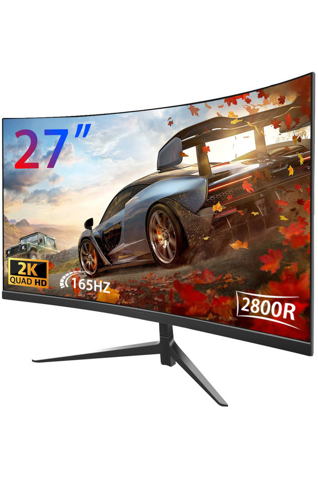 27 Inch Curved Gaming Monitor,QHD 2560 x 1440 Computer Monitor 165Hz,16:9 - 1
