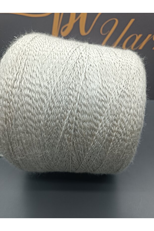 Cotton-Acrylic Content Hand Knitting Rope 500 Gr Stone Color
