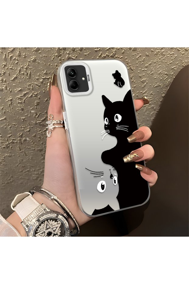 Samsung Galaxy A03 Compatible Case Hard Shell Anti Fall Phone Case Cat