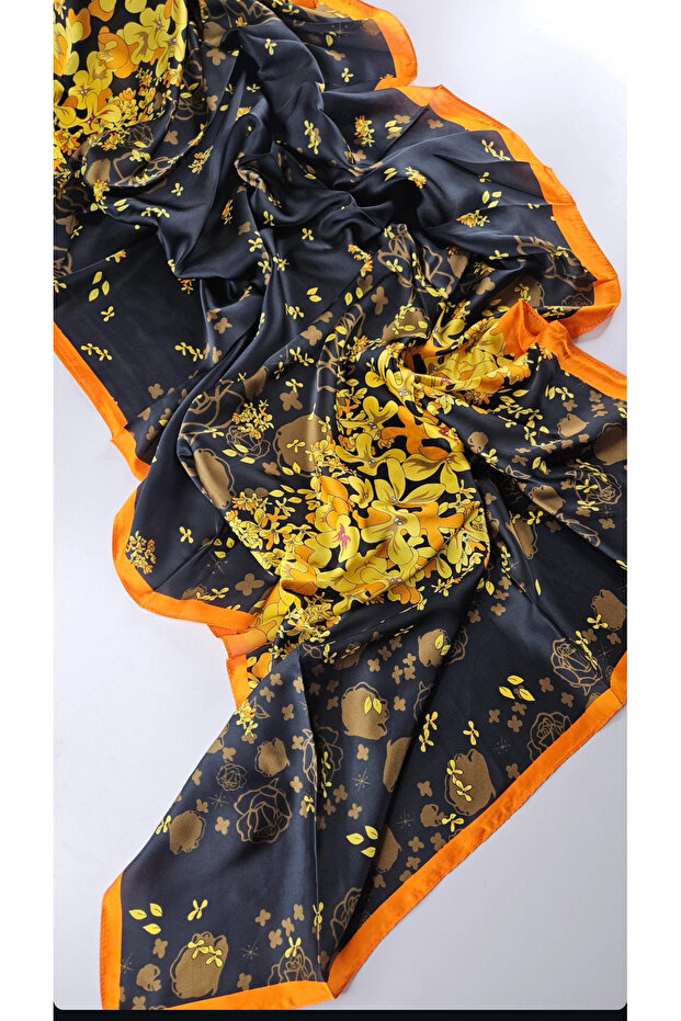 Geniş ebat ithal vual ipek şal - 2