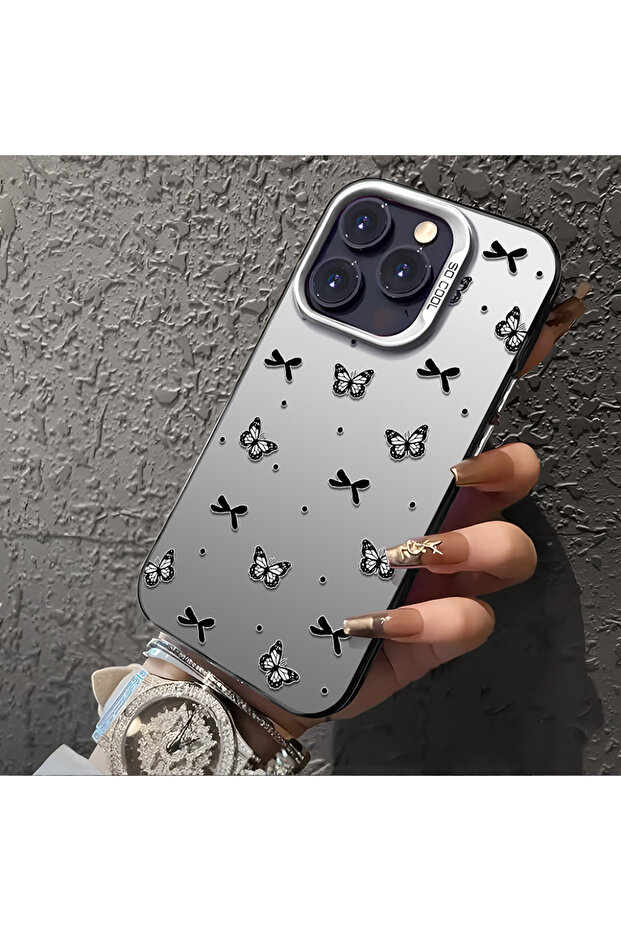 غطاء حماية متوافق مع آيفون 16 مصنوع من السيليكون الأكريليكي مع حافة سيليكون واقية - 5