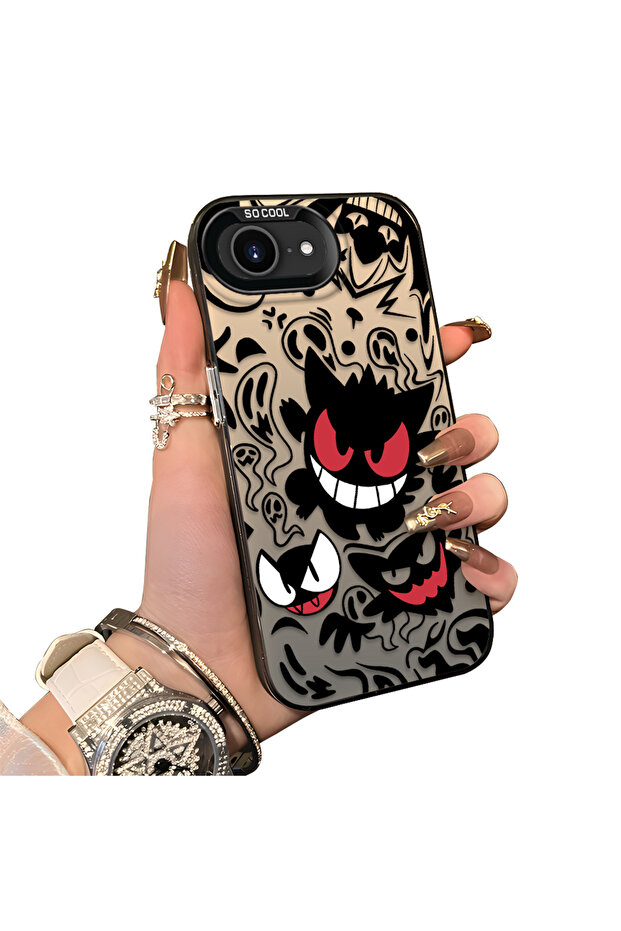 حافظة عصرية متوافقة مع آيفون 16e، غطاء سيليكون مع واقي خلفي من الأكريليك - 2