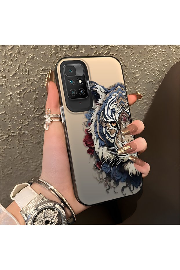 Xiaomi Redmi 10 Compatible Case Hard Shell Anti Fall Phone Case Tiger
