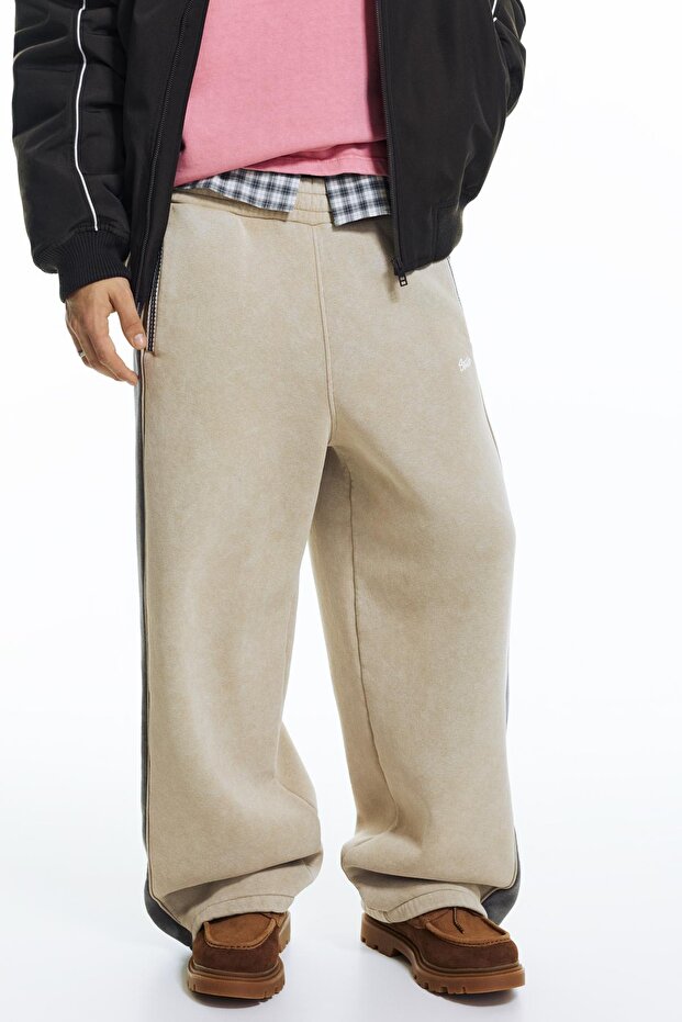 Çizgili jogger eşofman altı - 3