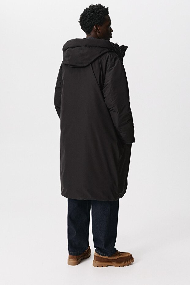 Kapüşonlu şişme kaban - 4