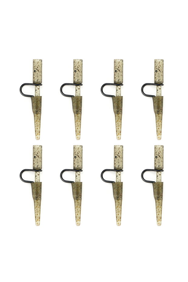 AH031 8pcs Carp Fishing Lead Clips, Heavy Duty Swivel Snap Connector, Safe and Quick Change T