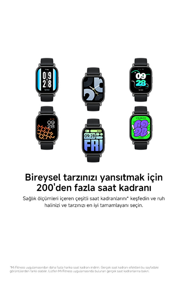 Redmi Watch 5 Lite Siyah Akıllı Saat - Sesli Görüşme Özellikli, Sağlık Takibi (Xiaomi TR Garantili) - 7