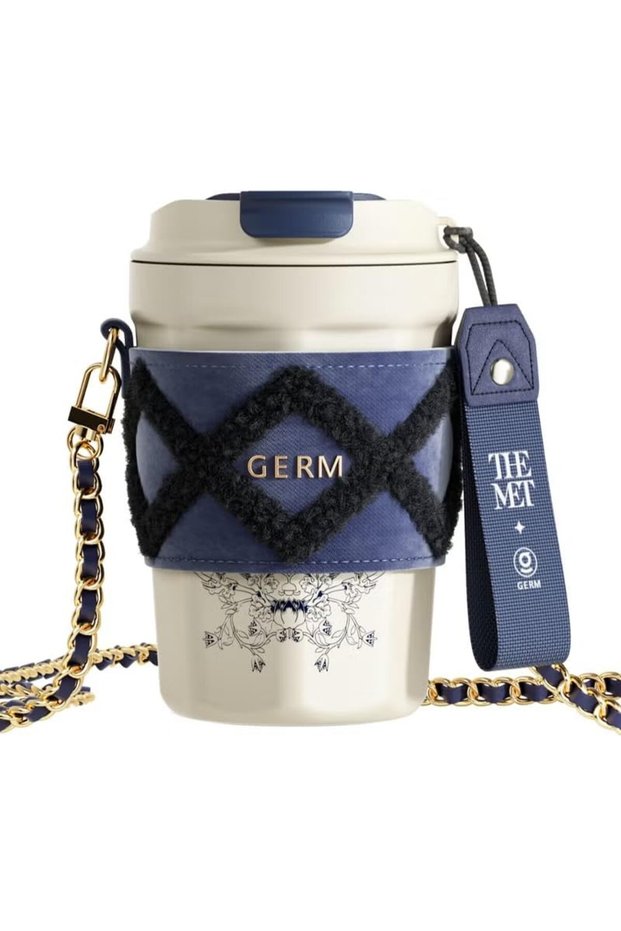 Metropolitan co-branded Happy Berry series diamond coffee cup GE-MET23-K28 blue 390ml