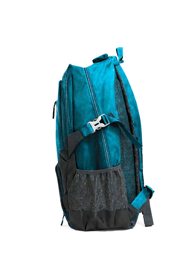 حقيبة ظهر للسفر متعددة الجيوب، لون أخضر - 3