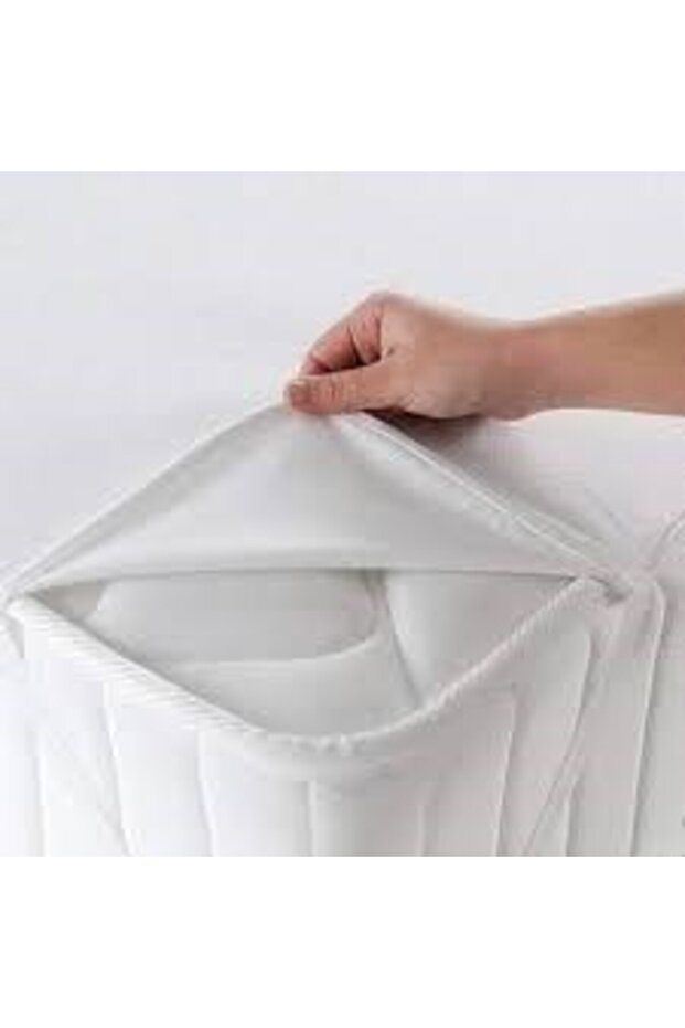 Liquid-Proof Mattress Protector Double Size 180 X 200 cm - White