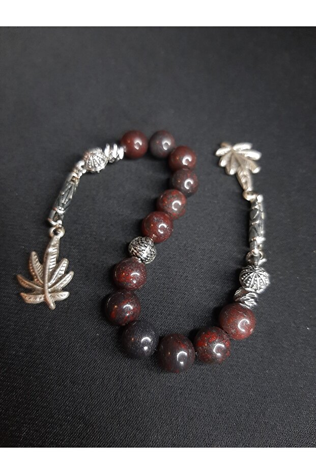 Red Tiger's Eye Natural Stone Zaza Prayer Beads